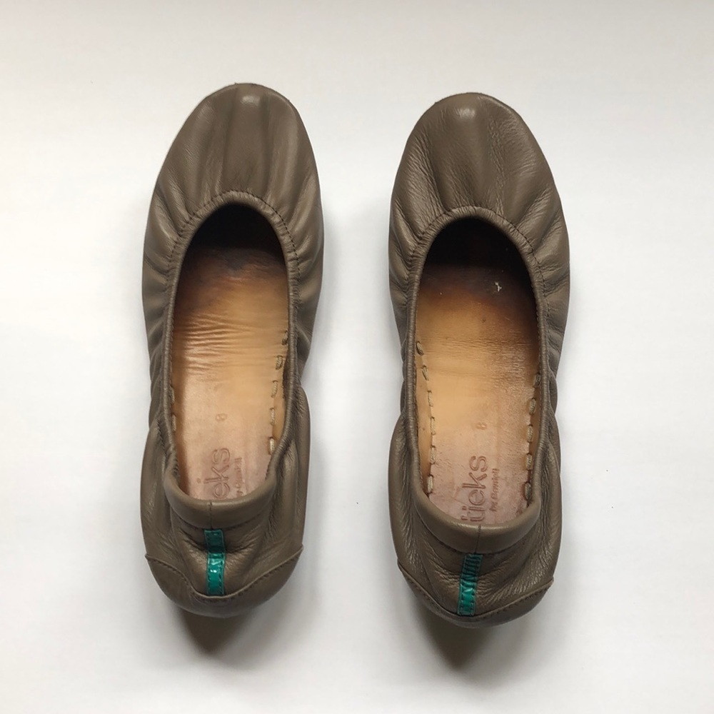 Tieks Taupe Ballet Flats Size 8